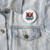 Legendarische Piraten Ronde Button 5,7 Cm (In situ)