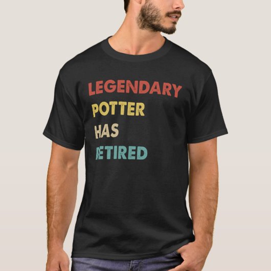 Legendarische Potter is met pensioen 1 T-shirt (Voorkant)