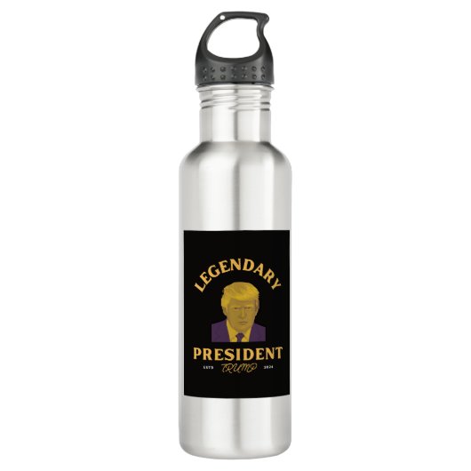 Legendarische Presidenten roestvrijstalen waterfle Waterfles (Voorkant)