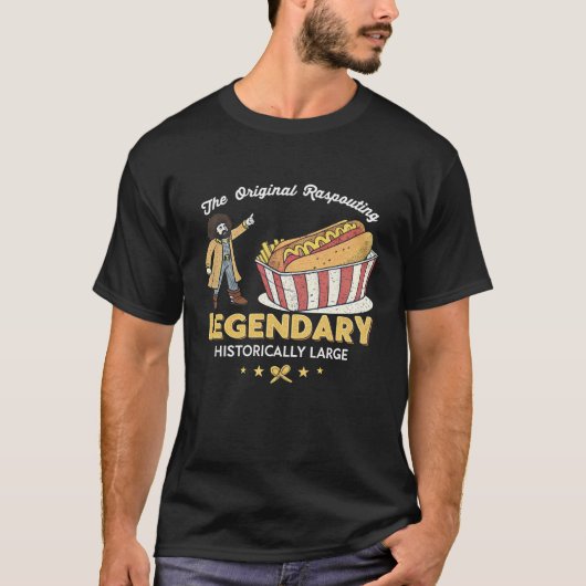 Legendarische Raspoetin Hot Dog T-shirt (Voorkant)