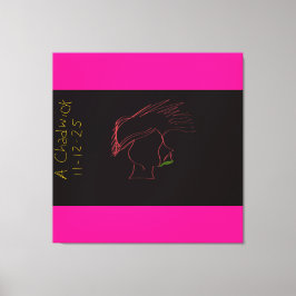 Legendarische Rockster Canvas Afdruk