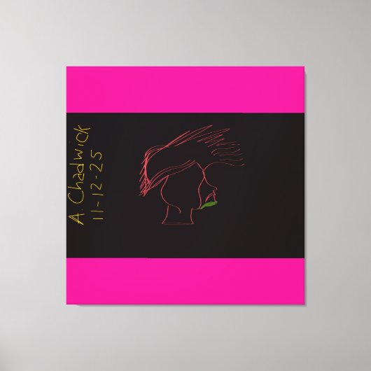 Legendarische Rockster Canvas Afdruk (Voorkant)