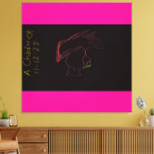 Legendarische Rockster Canvas Afdruk (Insitu (Woonkamer))