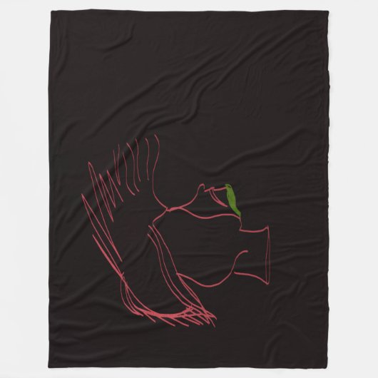Legendarische Rockster Fleece Dekken Deken (Voorkant)