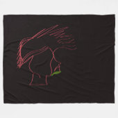Legendarische Rockster Fleece Dekken Deken (Voorkant (Horizontaal))