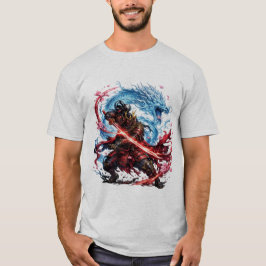 Legendarische Samurai & Blauwe Draak Mok | Japanse T-shirt
