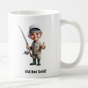 Legendarische Senior Visser Klaar Voor Actie Koffiemok
