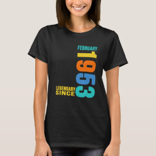 legendarische sinds februari 1953 70ste geboorted t-shirt