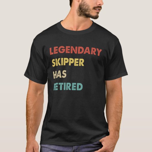 Legendarische Skipper is Gestopt 1 T-shirt (Voorkant)