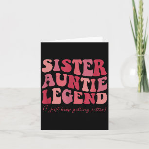 Legendarische tante Groovy Funny Cool Tantes Clu Kaart