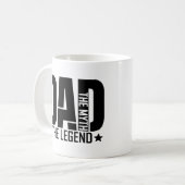 Legendarische vader man koffiemok (Voorkant links)
