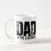 Legendarische vader man koffiemok (Links)