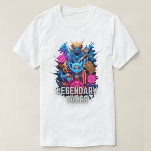 Legendarische verhalen - Neon Mythos T-shirt (Design voorkant)
