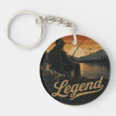 Legendarische vintage vis sleutelhanger (Voorkant)