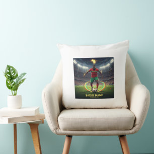 Legendarische Voetbal Kussenhoes Kussen