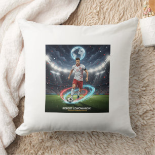 Legendarische Voetbal Kussenhoes Kussen