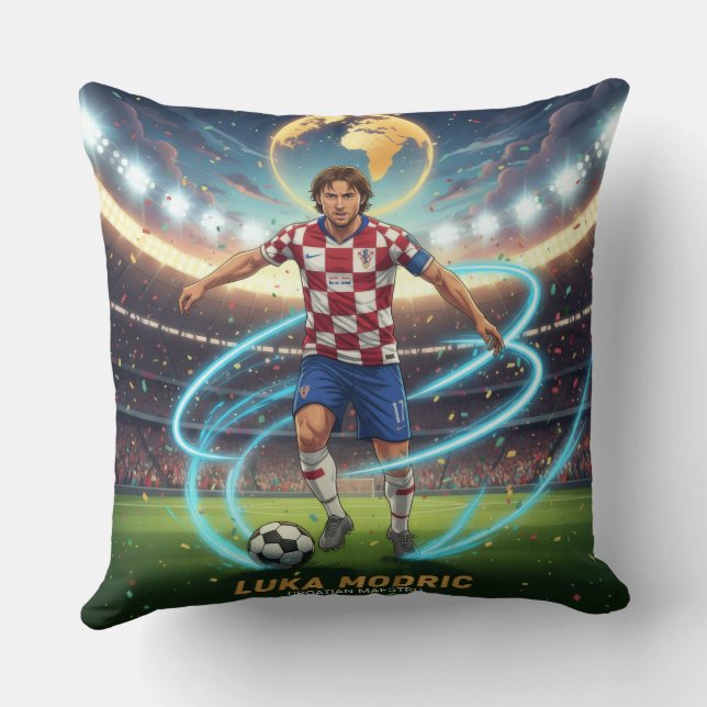 Legendarische Voetbal Kussenhoes Kussen (Achterkant)