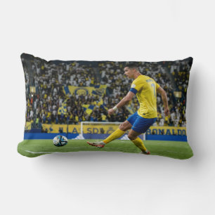 Legendarische voetbaliconen decoratieve kussensloo kussen