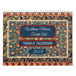Legendarische William Morris Textiel Design Kalender