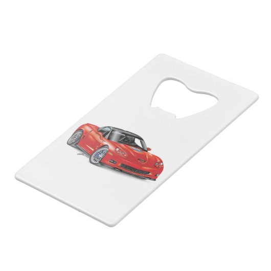 LEGENDARISCHE Z-R-ONE AUTO KUNST CREDITKAART FLESSENOPENER (Achterkant Gekanteld)