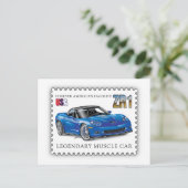 LEGENDARISCHE Z-R-ONE AUTO KUNST FEESTDAGENKAART (Staand voorkant)