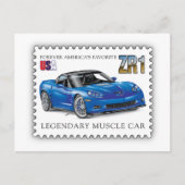 LEGENDARISCHE Z-R-ONE AUTO KUNST FEESTDAGENKAART (Voorkant)