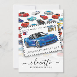 LEGENDARISCHE Z-R-ONE AUTO KUNST KAART