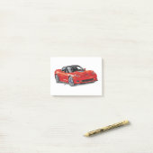 LEGENDARISCHE Z-R-ONE AUTO KUNST POST-IT® NOTES (Op bureau)