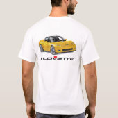 LEGENDARISCHE Z-R-ONE AUTO KUNST T-SHIRT (Achterkant)