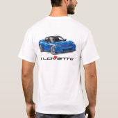 LEGENDARISCHE Z-R-ONE AUTO KUNST T-SHIRT (Achterkant)