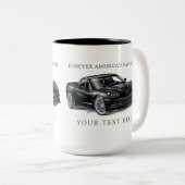 LEGENDARISCHE ZEE-R-ONE AUTO KUNST TWEEKLEURIGE KOFFIEMOK (Voorkant rechts)