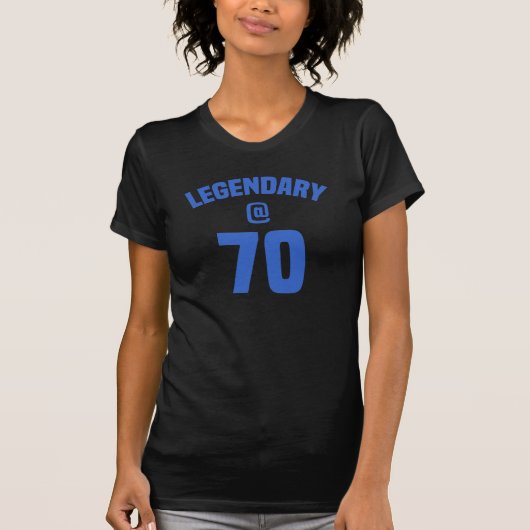 Legendary 70th Birthday T-shirt (Voorkant)