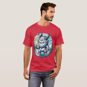 legendary animals donderend zilverclassic t-shirt (Voorkant volledig)