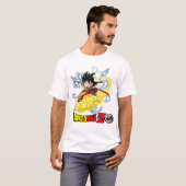 Legendary Anime Warrior T-Shirt – Flying Power Des (Voorkant volledig)