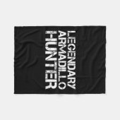 Legendary Armadillo Hunter Funny Hunting Wildlife Fleece Deken (Voorkant (Horizontaal))