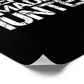 Legendary Armadillo Hunter Funny Hunting Wildlife Poster (Hoek)