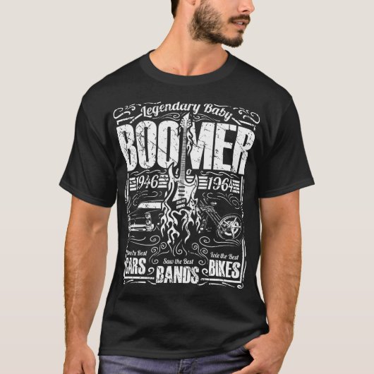 Legendary Baby Boomer Generation 1946-1964  T-shirt (Voorkant)