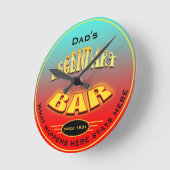 Legendary Bar voor vader of enige naam - Ronde Klok (Hoek)