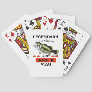 Legendary Bass Masters Are Born in May Pokerkaarten