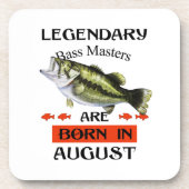 Legendary Bass Masters worden in augustus geboren Bier Onderzetter (Voorkant)