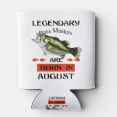 Legendary Bass Masters worden in augustus geboren Blikjeskoeler (Achterkant)