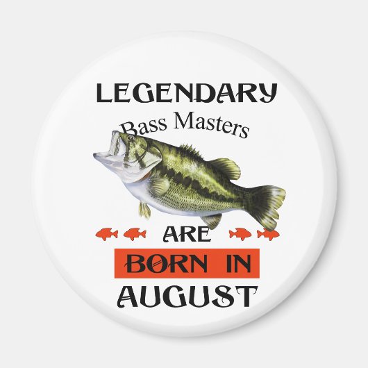 Legendary Bass Masters worden in augustus geboren Magneet (Voorkant)