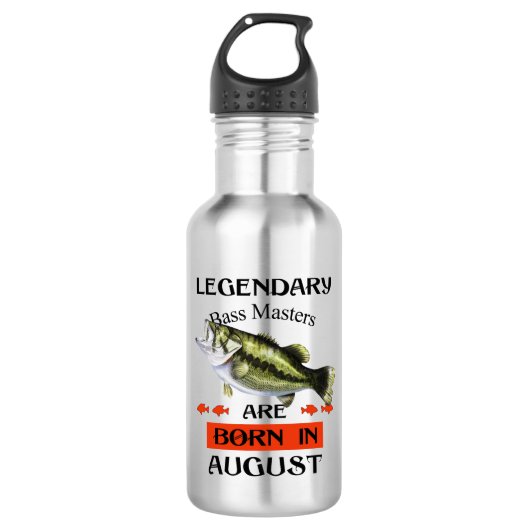 Legendary Bass Masters worden in augustus geboren Waterfles (Voorkant)