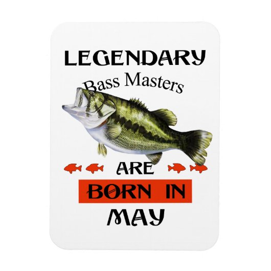 Legendary Bass Masters worden in mei geboren Magneet (Verticaal)
