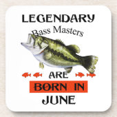 Legendary Bass Masters zijn geboren in juni Bier Onderzetter (Voorkant)