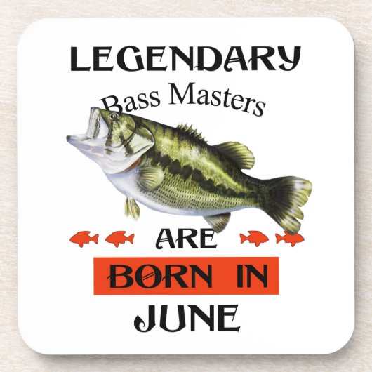 Legendary Bass Masters zijn geboren in juni Bier Onderzetter (Voorkant)
