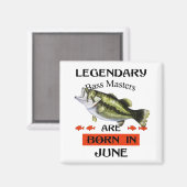 Legendary Bass Masters zijn geboren in juni Magneet (Voorkant / Achterkant)