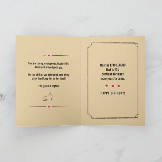 Legendary Brother-in-law van de Kaart van de Tijd (Binnen)