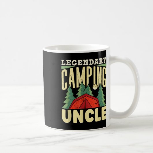 Legendary Camping Uncle Campfire Camp Camper Camps Koffiemok (Rechts)