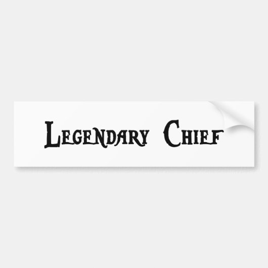 Legendary Chief Sticker (Voorkant)
